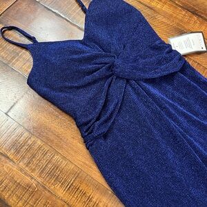 City Studio Blue shimmery dress
